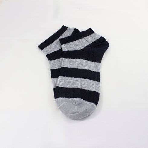 Furor Black Stripe Winter Ankle Socks